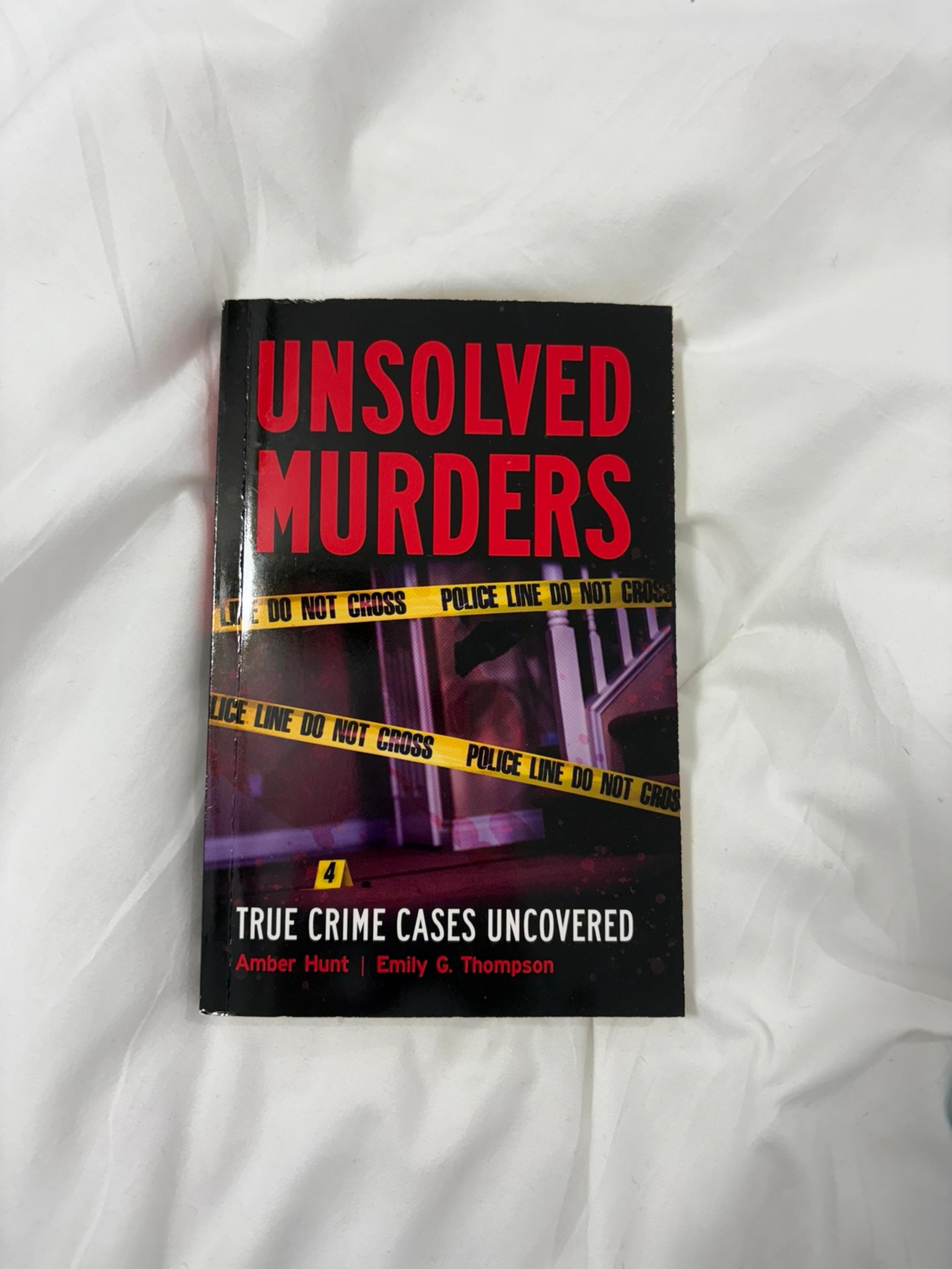 Unsolved Murders Book