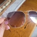 Quay Australia High Key Rose Aviator Sunglasses