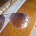 Quay Australia High Key Rose Aviator Sunglasses