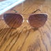 Quay Australia High Key Rose Aviator Sunglasses