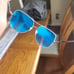 Quay Australia High Key Rose Aviator Sunglasses