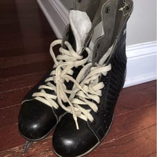 Vintage Sherbrooke Ice Hockey Skates Black Size 6