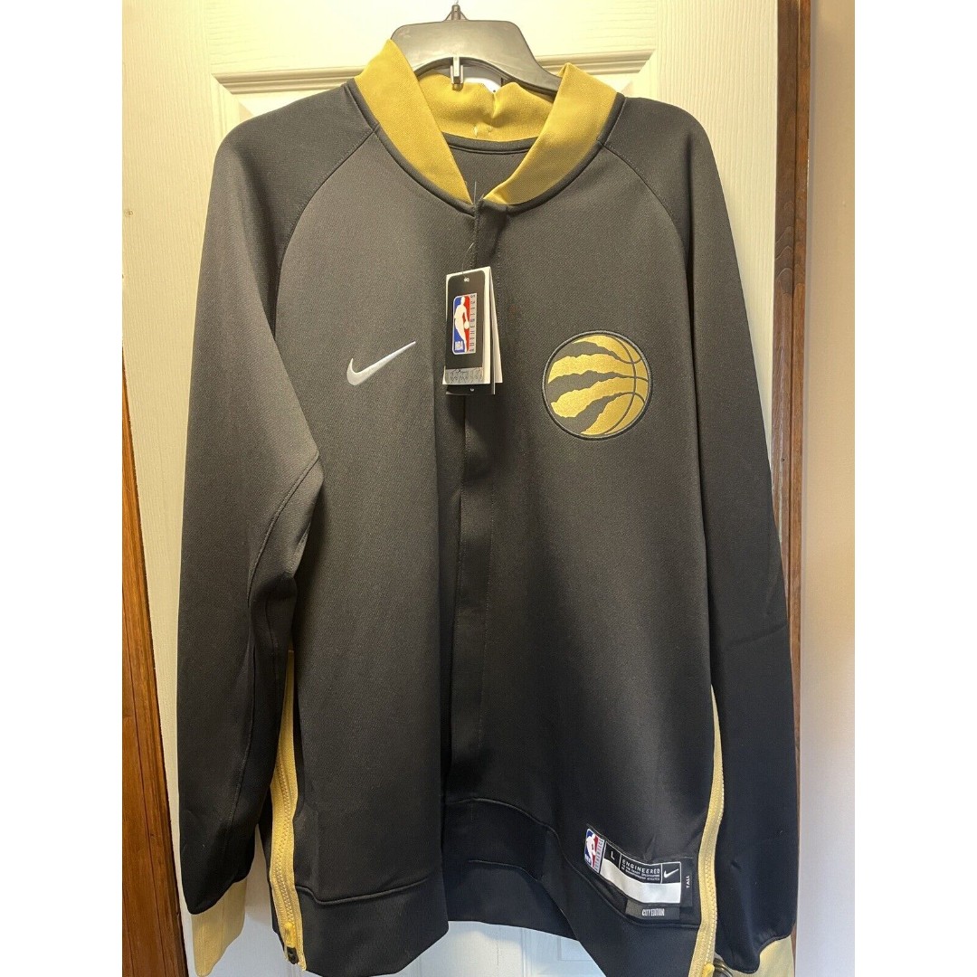 Nike Toronto Raptors NBA Authentic Team Issued Zip Up Jacket City Edition Sz XL