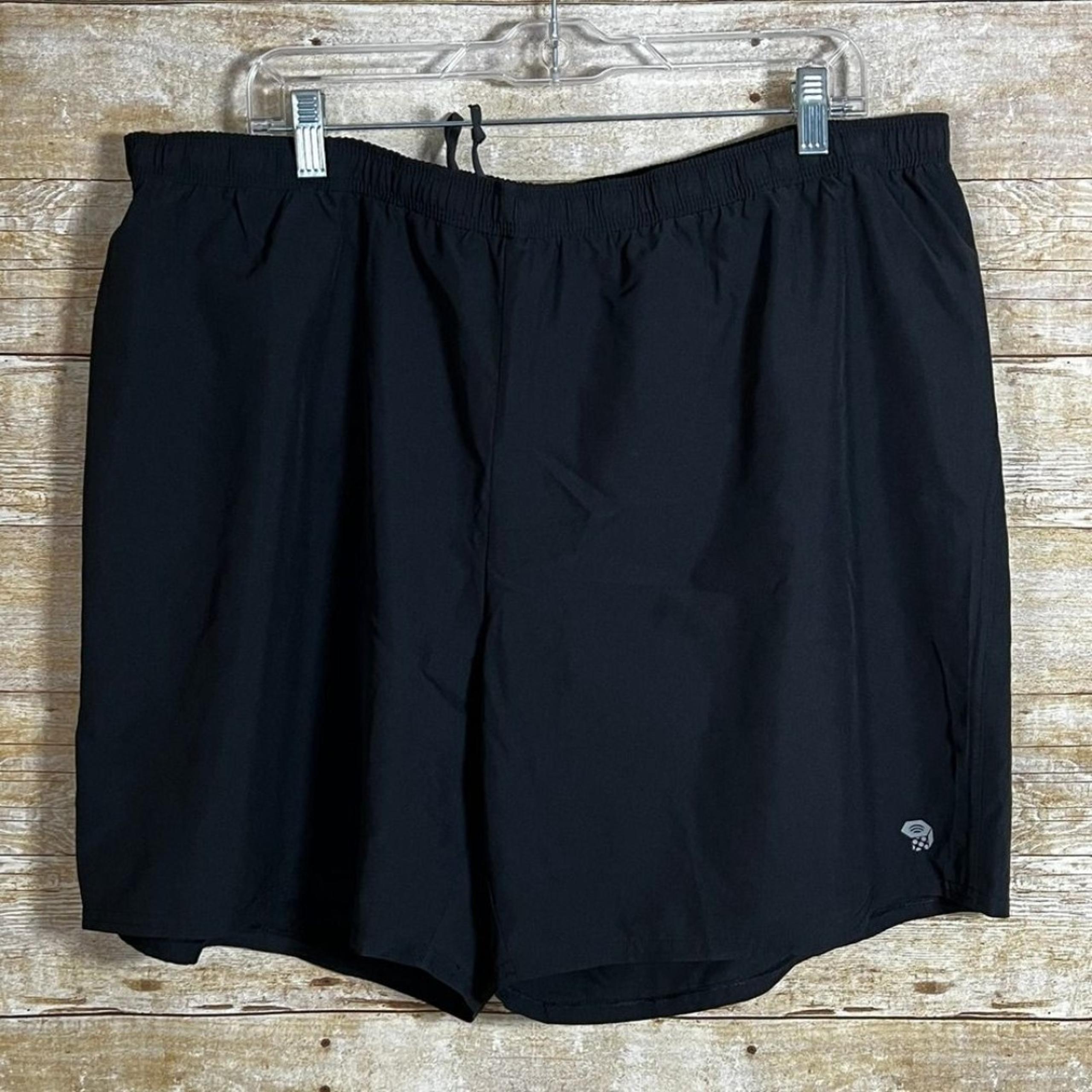 MOUNTAIN HARDWARE SIZE XL BLACK LINED SIMPLE BASIC MENS PULL ON SHORTS