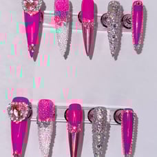 Custom press on nails 3XL Stilletto
