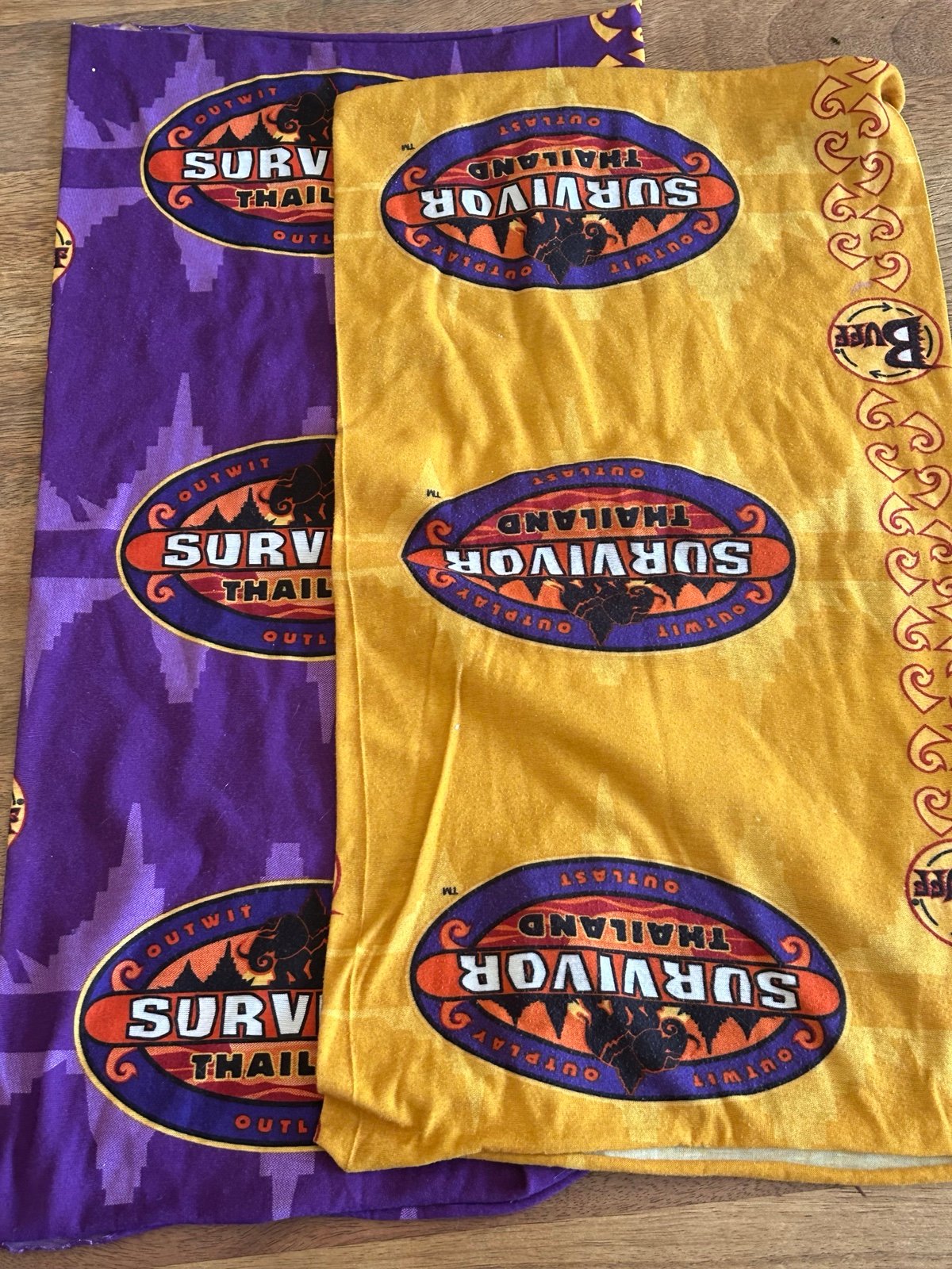 Vintage Survivor Thailand Buffs Purple and Yellow
