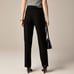 J. Crew Kate straight-leg pants in stretch velvet Black 12 New Womens Trousers