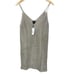 NWT Nasty Gal Metallic Sheer See Through Strappy Mini Unlined Dress Size Small