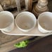 Rae Dunn Planter Set live love plant with tray