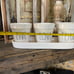 Rae Dunn Planter Set live love plant with tray