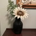 Vintage L.E. Smith Black Amethyst Floral Vase 8.75”