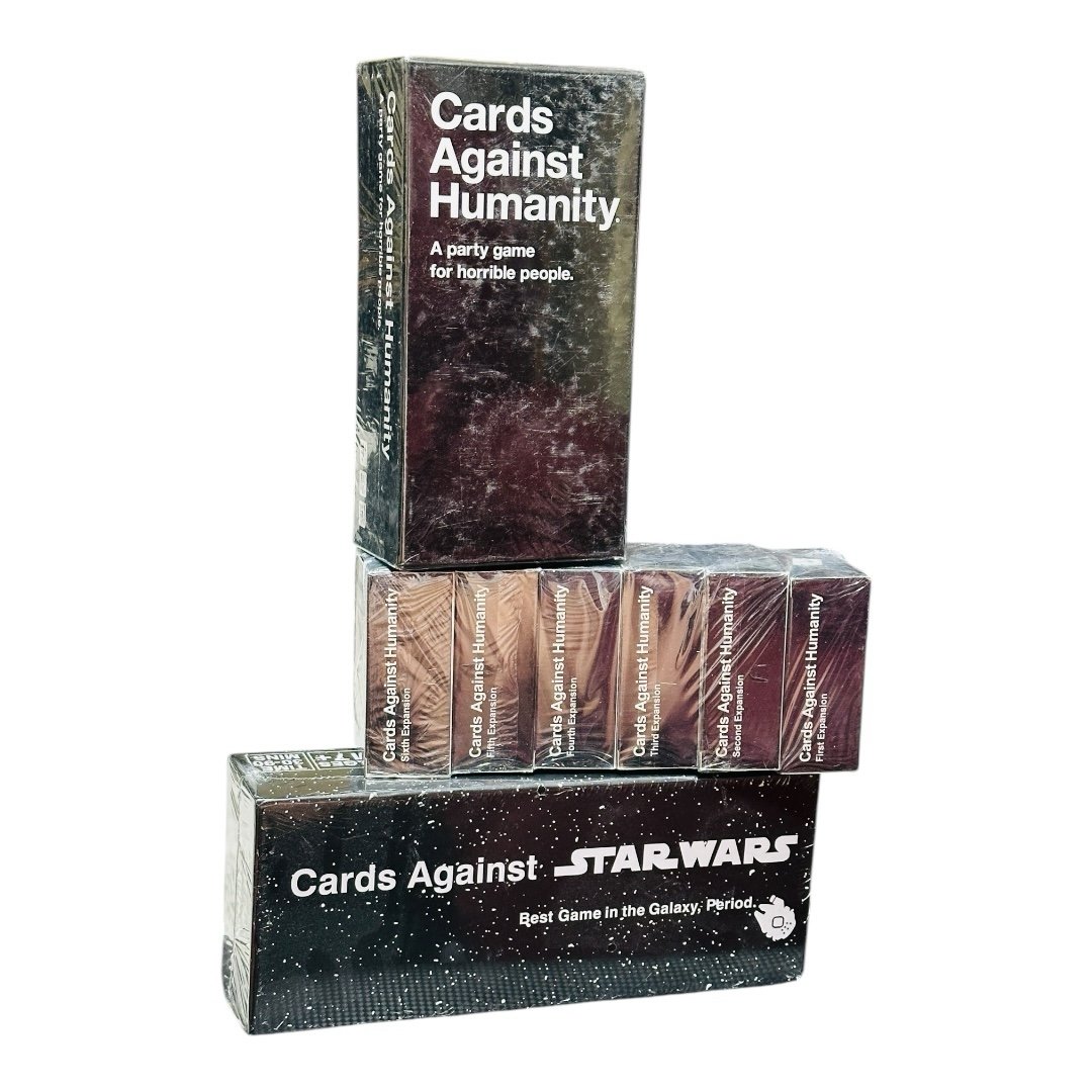 Cards Against Star Wars, 1-6 Expansion, and Cards Against Humanity NEW SEALED B7