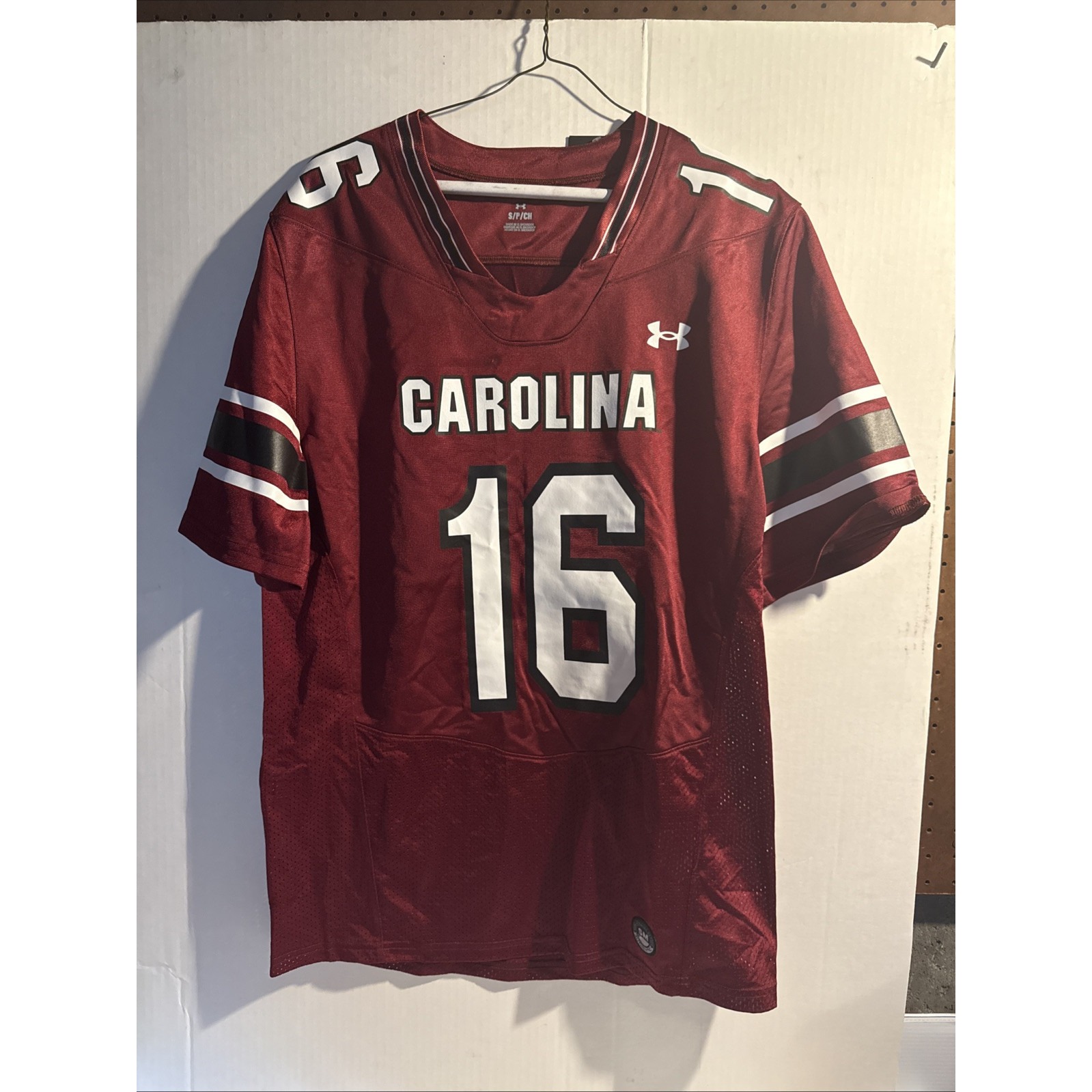 South Carolina Gamecocks Under Armour LaNorris Sellers Replica Jersey Small NWT