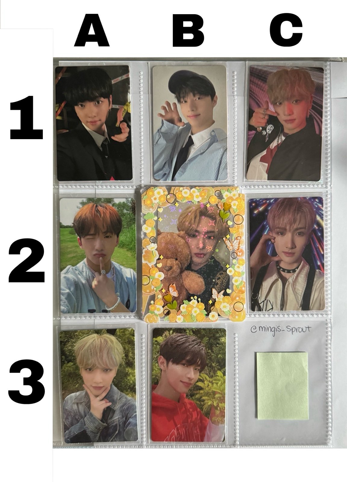 xikers photocards (message to buy)