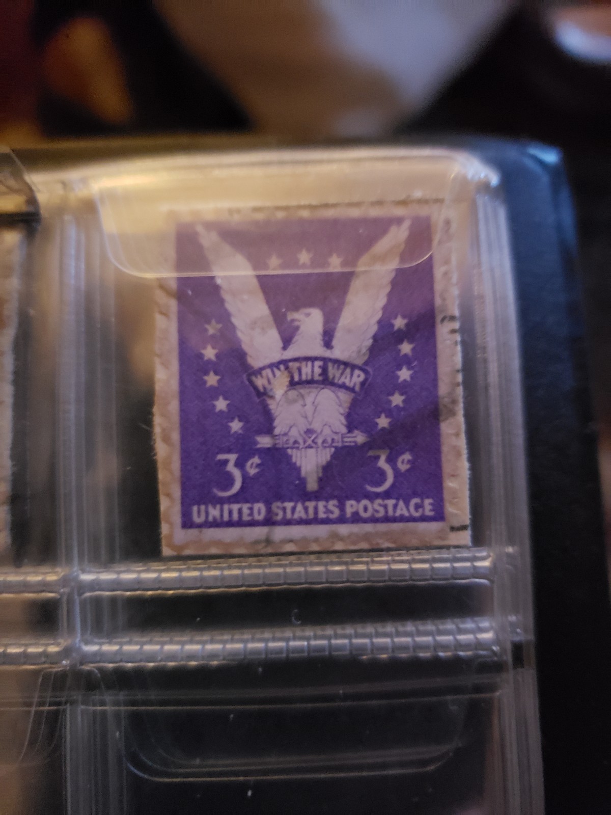 Win the war postage stamp