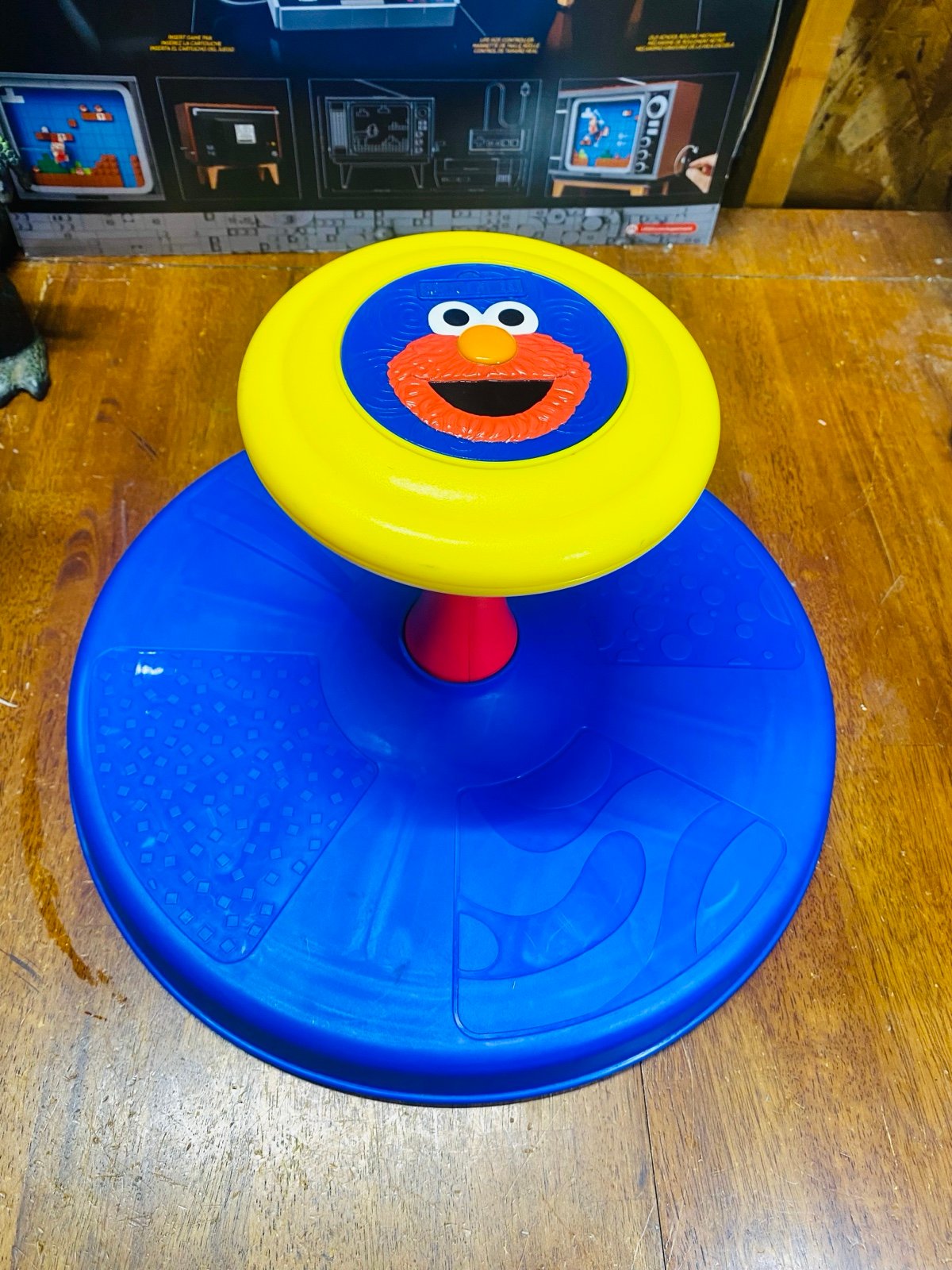 RARE 2008 ELMO SESAME STREET Sit N Spin ELECTRONIC Musical Playskool Toy Toddler