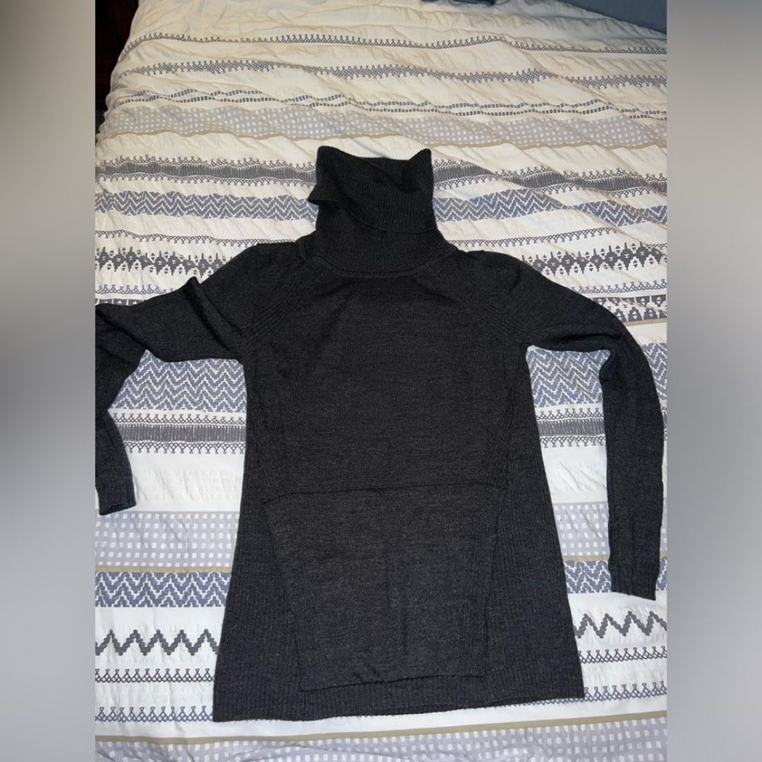 Lululemon Sweat & Savasana Sweater Heathered Black Size S