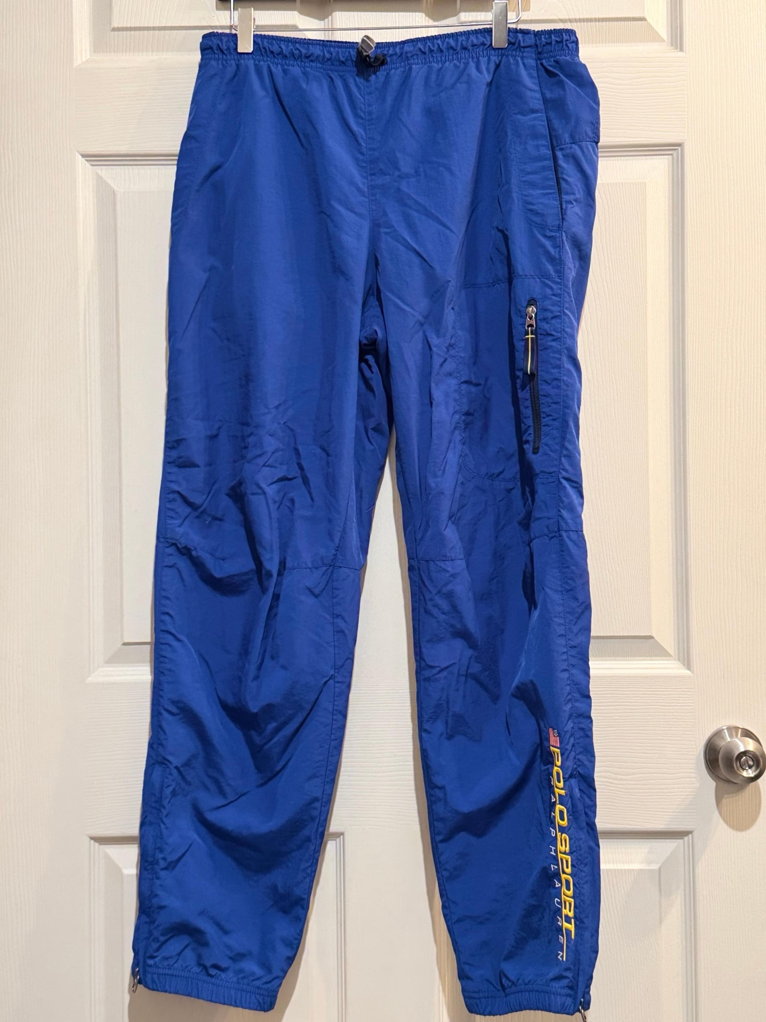 Men’s Polo Sport Ralph Lauren Nylon Winter Ski Snow Pants Lined Size Large