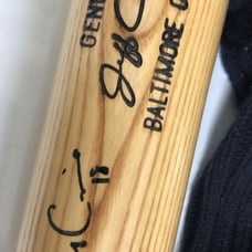 Jeff Conine AUTO BAT & BALL