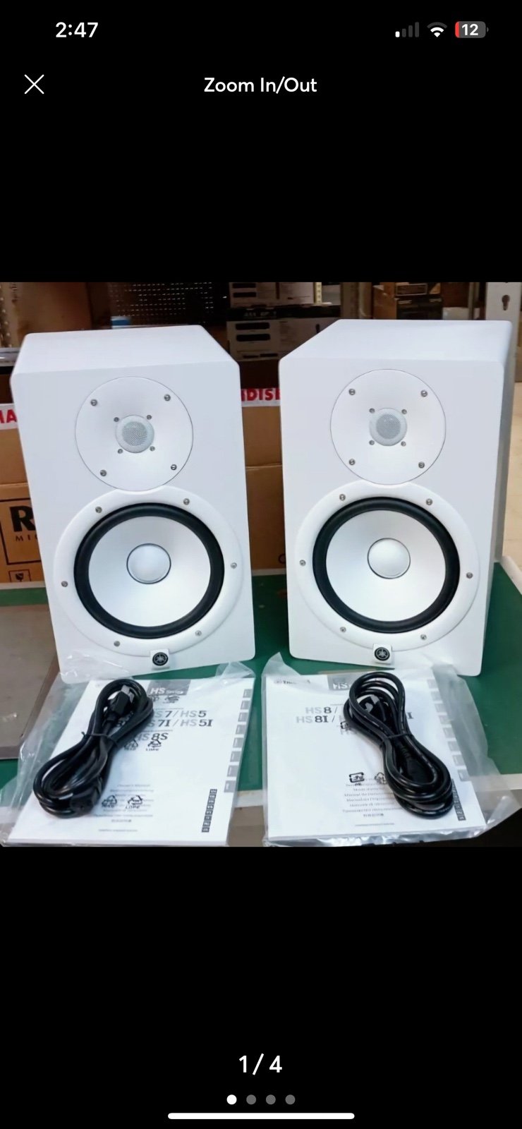 Yamaha HS8 Studio Monitors (Pair)