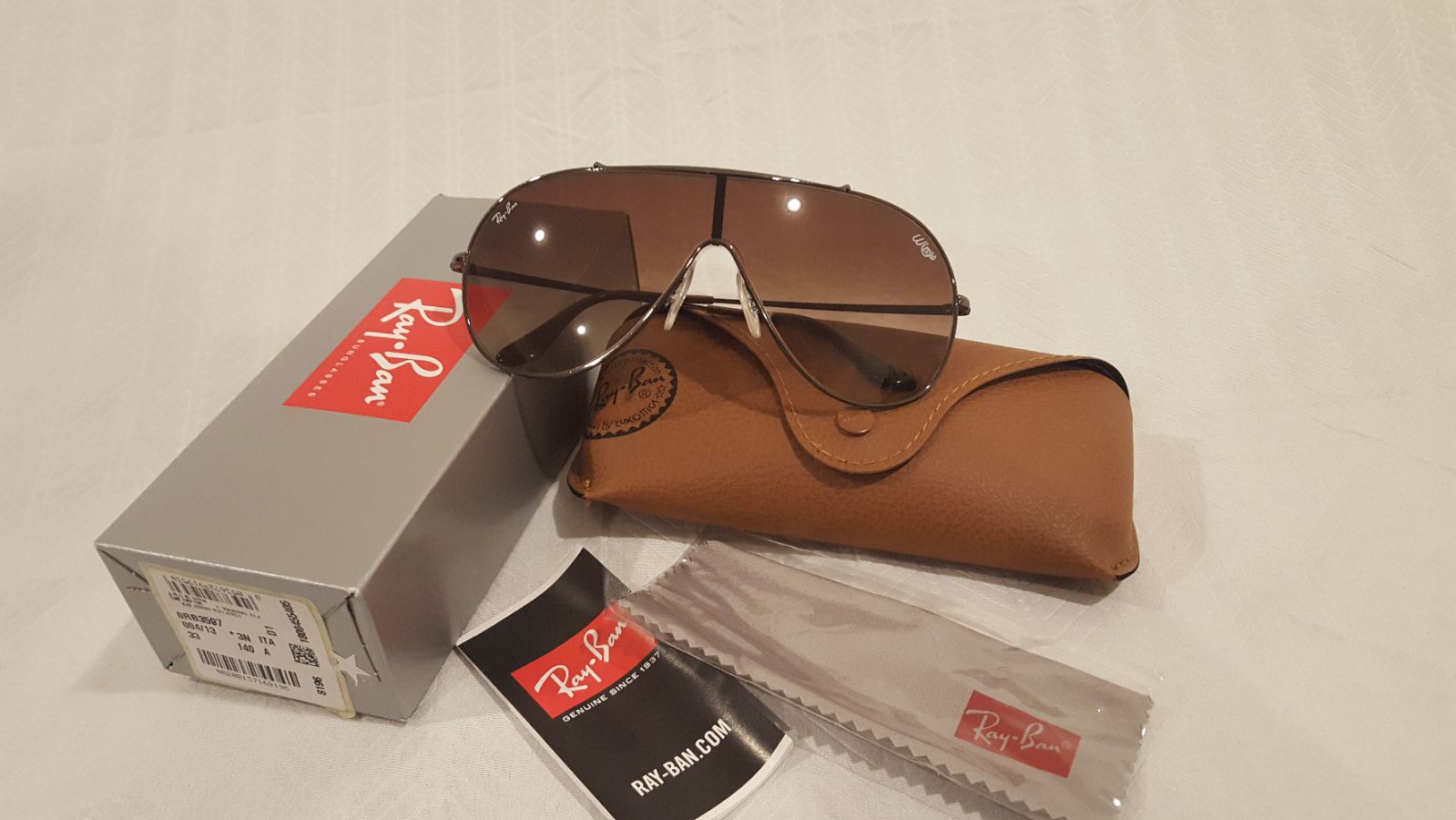 Ray Ban 3597 004/13 Gun Metal Shield sun