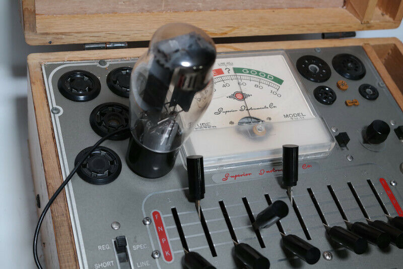 RCA 5U4G Rectifier Tube Black Plate Test Good