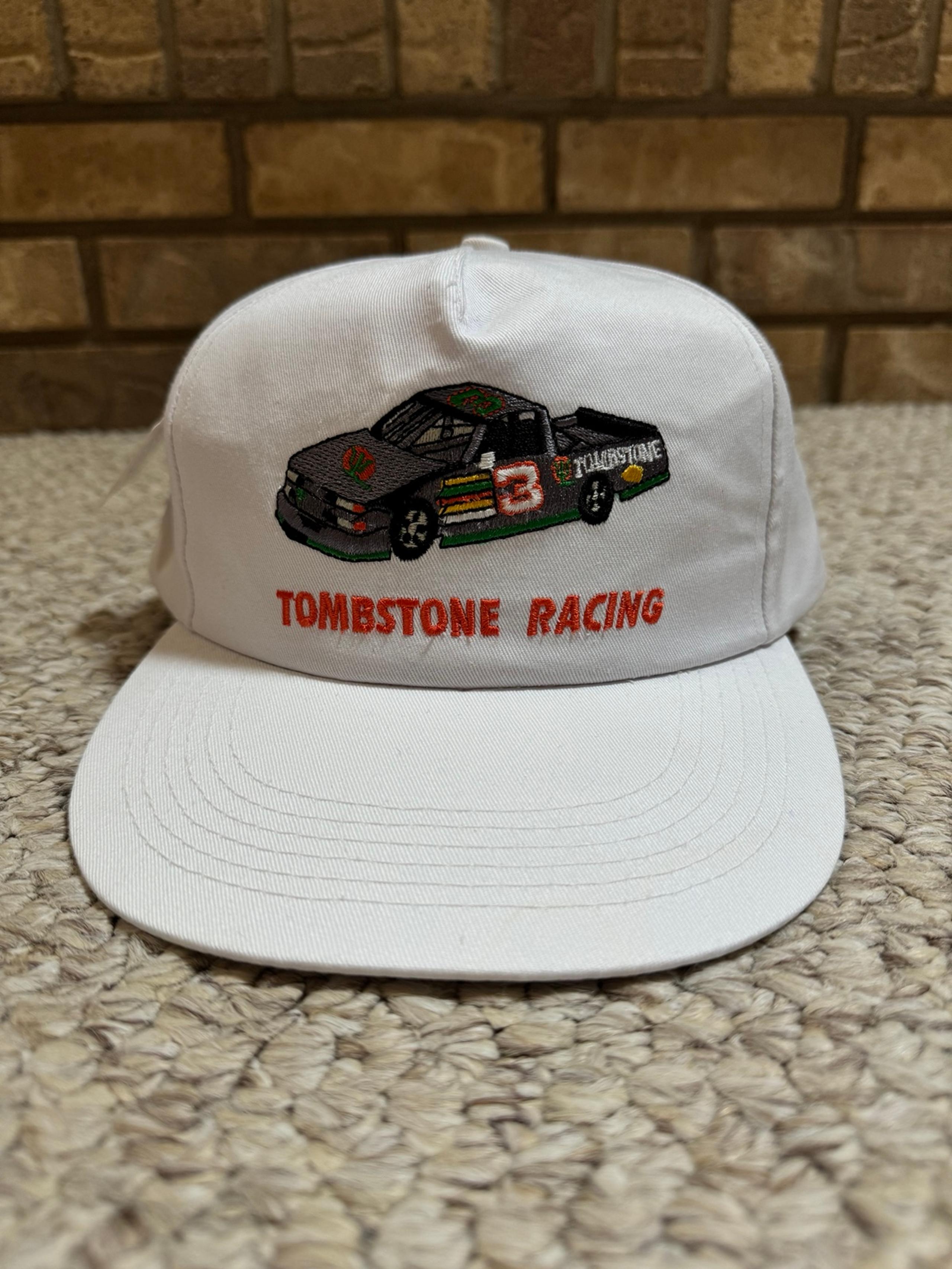 Vintage tombstone racing snapback hat