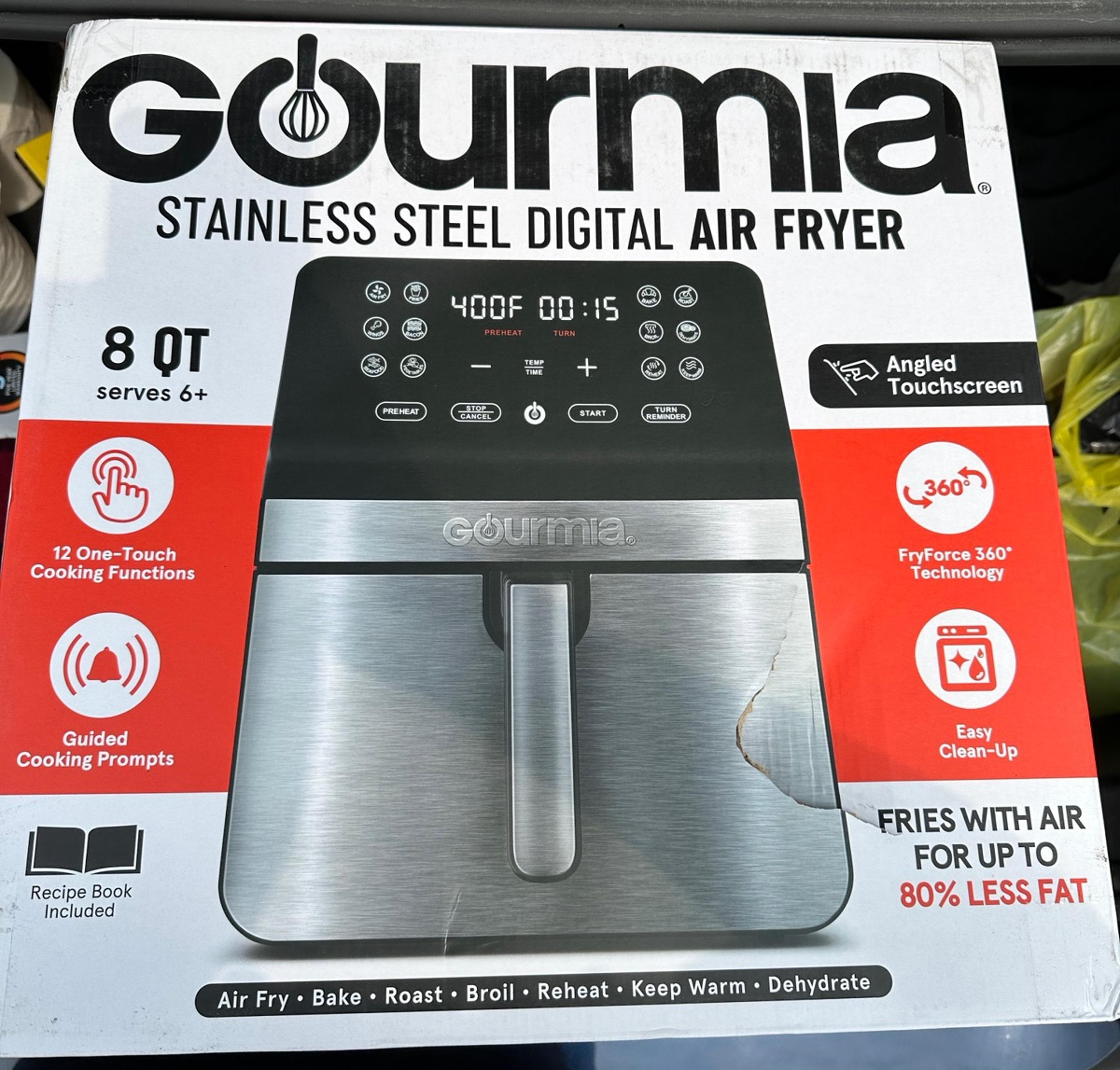 Gourmia Stainless Steel Digital Air Fryer