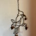 Rustic Cardinal Windchimes Metal Vintage 21
