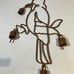 Rustic Cardinal Windchimes Metal Vintage 21