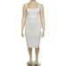 DRESS THE POPULATION Nicole Stretch Lace Sheath Dress, Off White, XXL