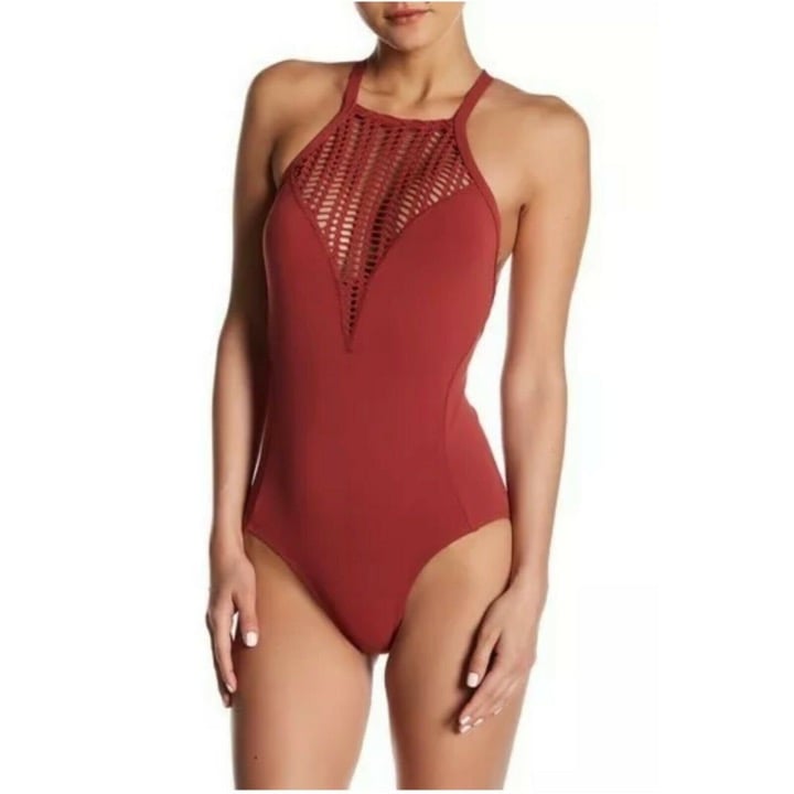 Robin Piccone Sophia High Neck Swim, 14