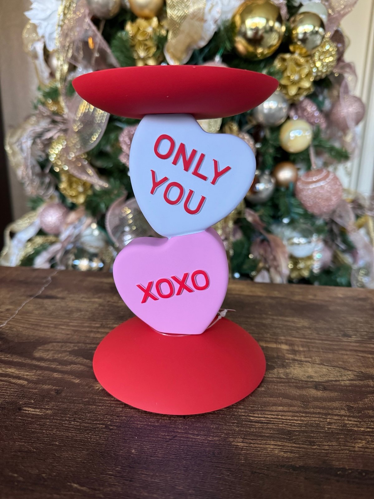 Sweethearts x Bath Body Works Collab 3 wick candle holder - brand new