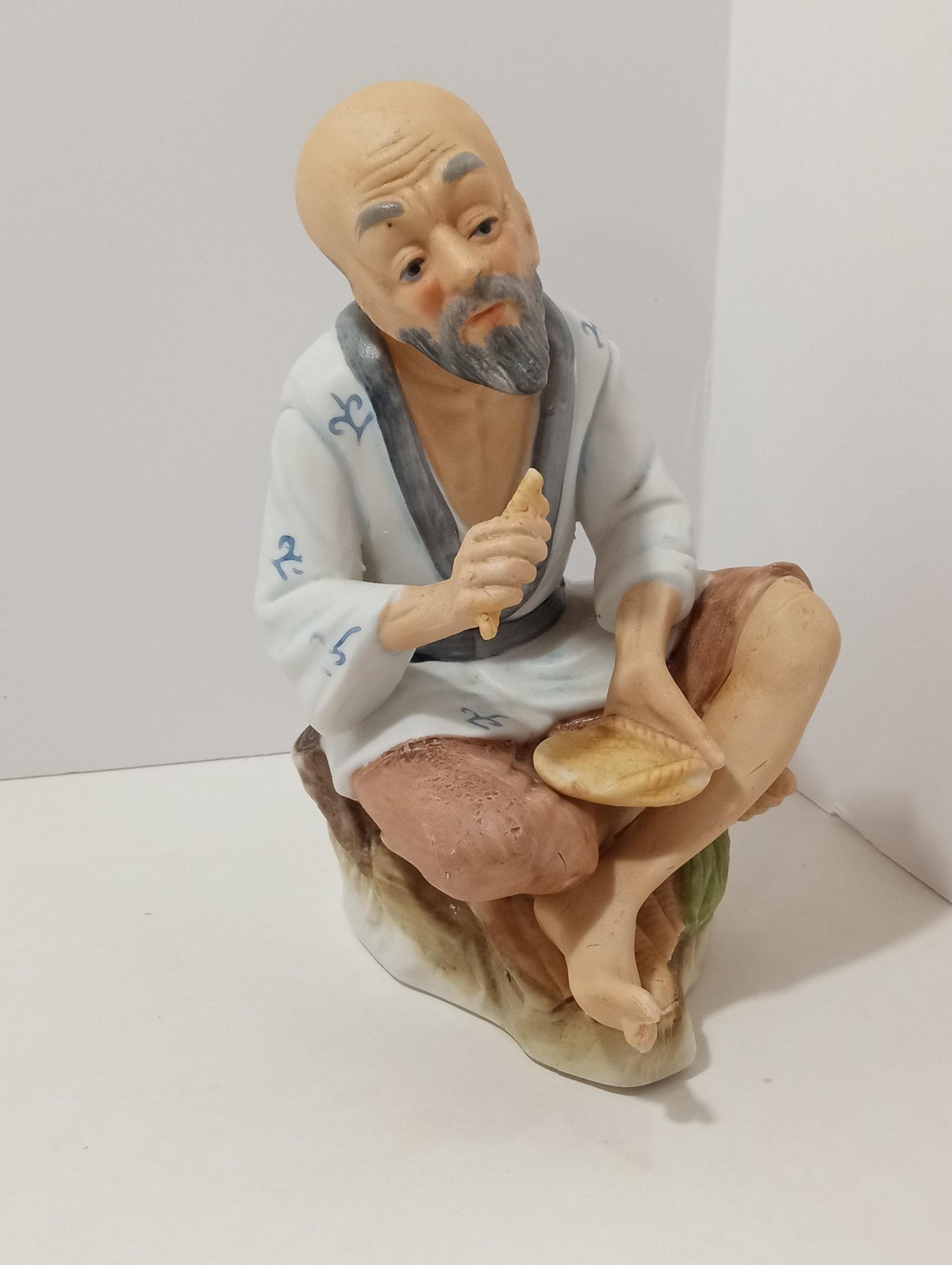 Homco Figurine 1431 Asian Kimono Man Vintage Home Interiors Decor