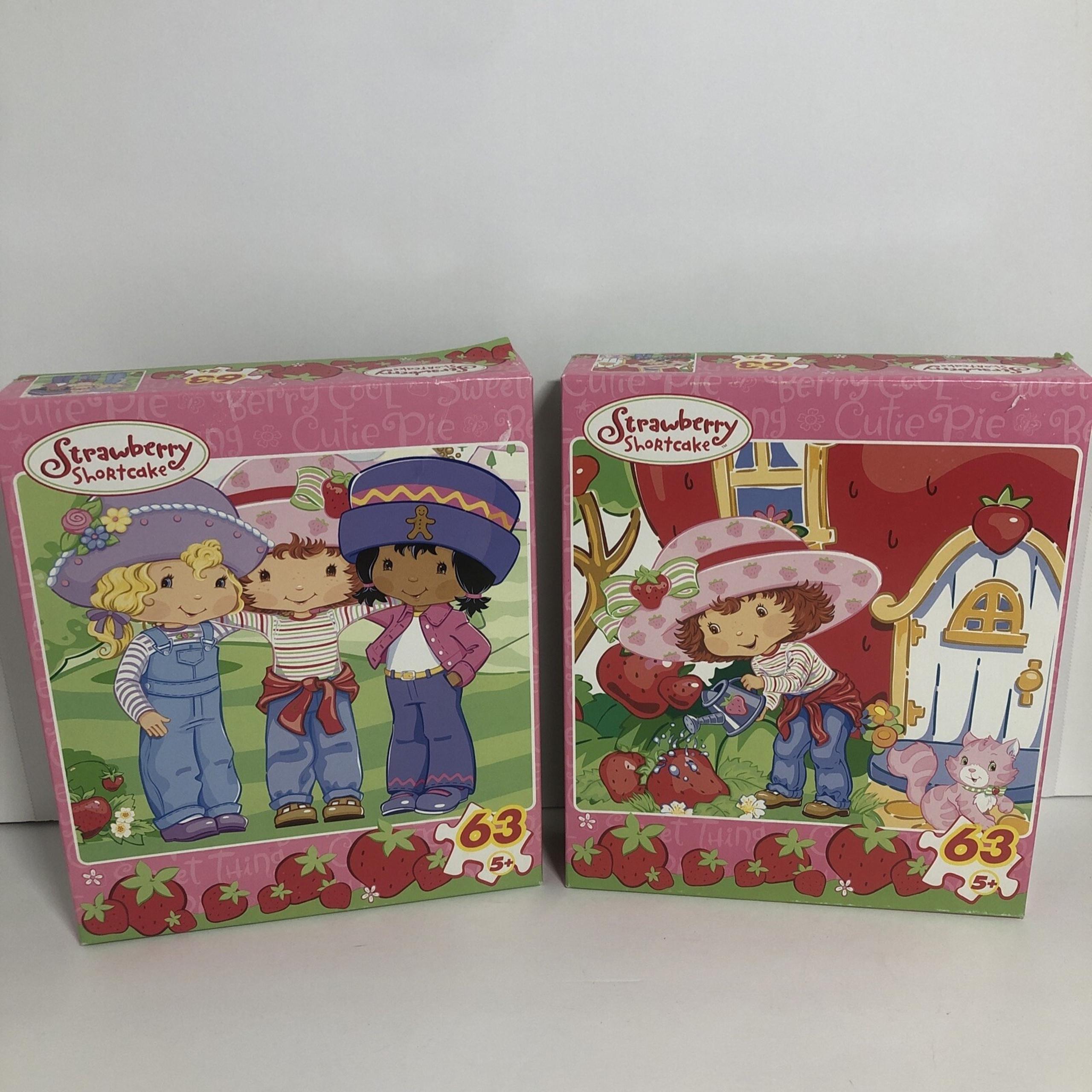 2 Strawberry Shortcake 63pc Puzzles 2005 American Greetings