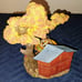 Vintage Yankee Candle Antiques Barn House