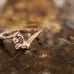 14k solid gold diamond ring
