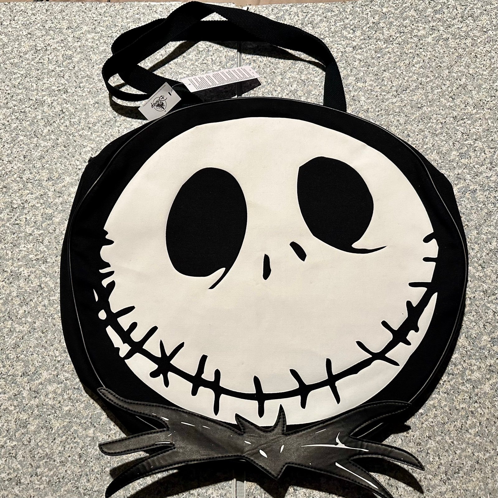 Disney Parks Jack Skellington Face Nightmare Before Christmas Tote Bag Canvas