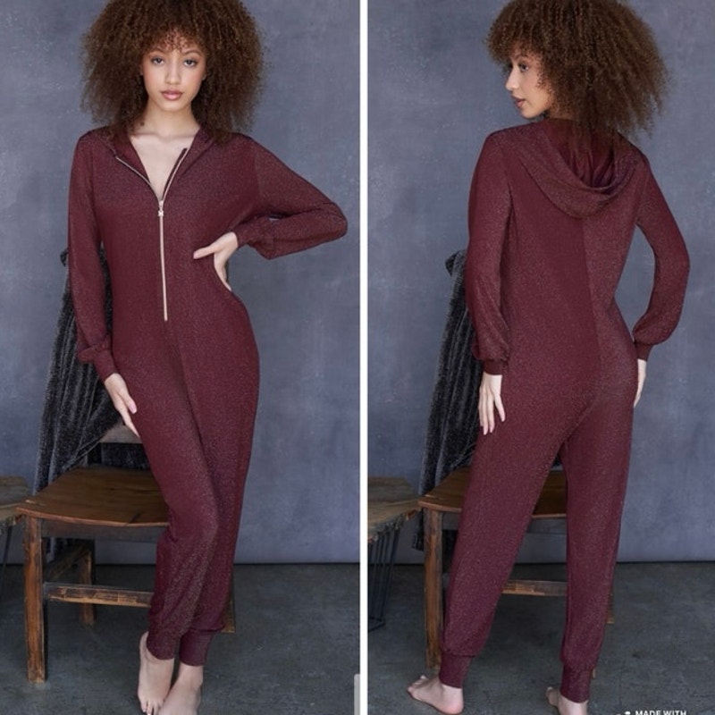 Savage x Fenty Sleep and Shine Hooded Onesie Size Small