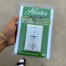 Hunter Fan Ceiling Fan Wall Control / Universal / Model: 99375 / White