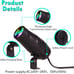 2Pcs LED Pinspot Light,4 in 1 Stage Lighting Mirror Ball Light w/ Remote Control