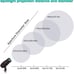 2Pcs LED Pinspot Light,4 in 1 Stage Lighting Mirror Ball Light w/ Remote Control