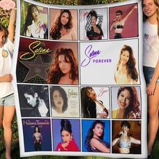 Selena Quintanilla Albums Music Thank You For The Memories Fleece Blanket 40x30