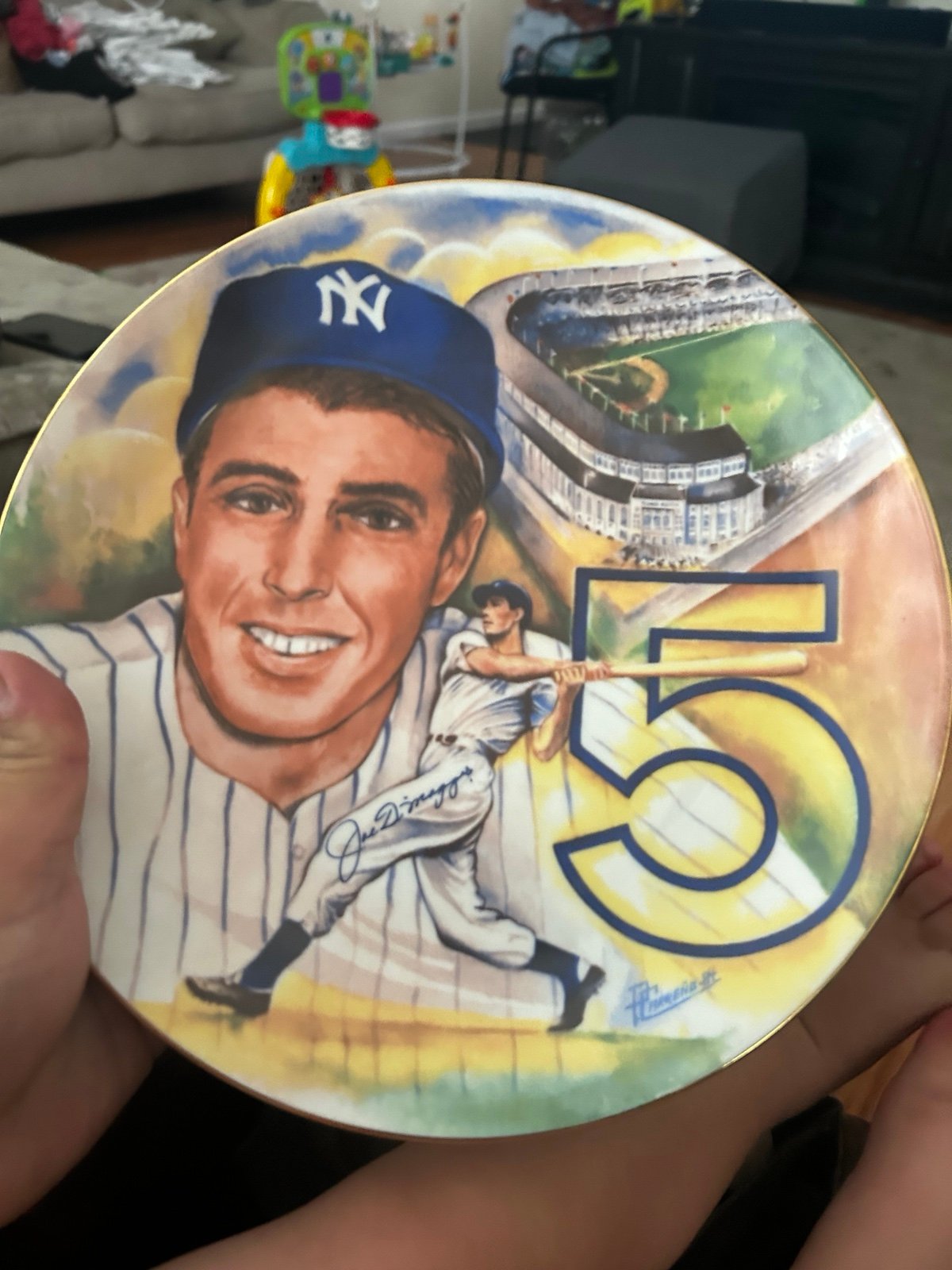 Joe DiMaggio plate