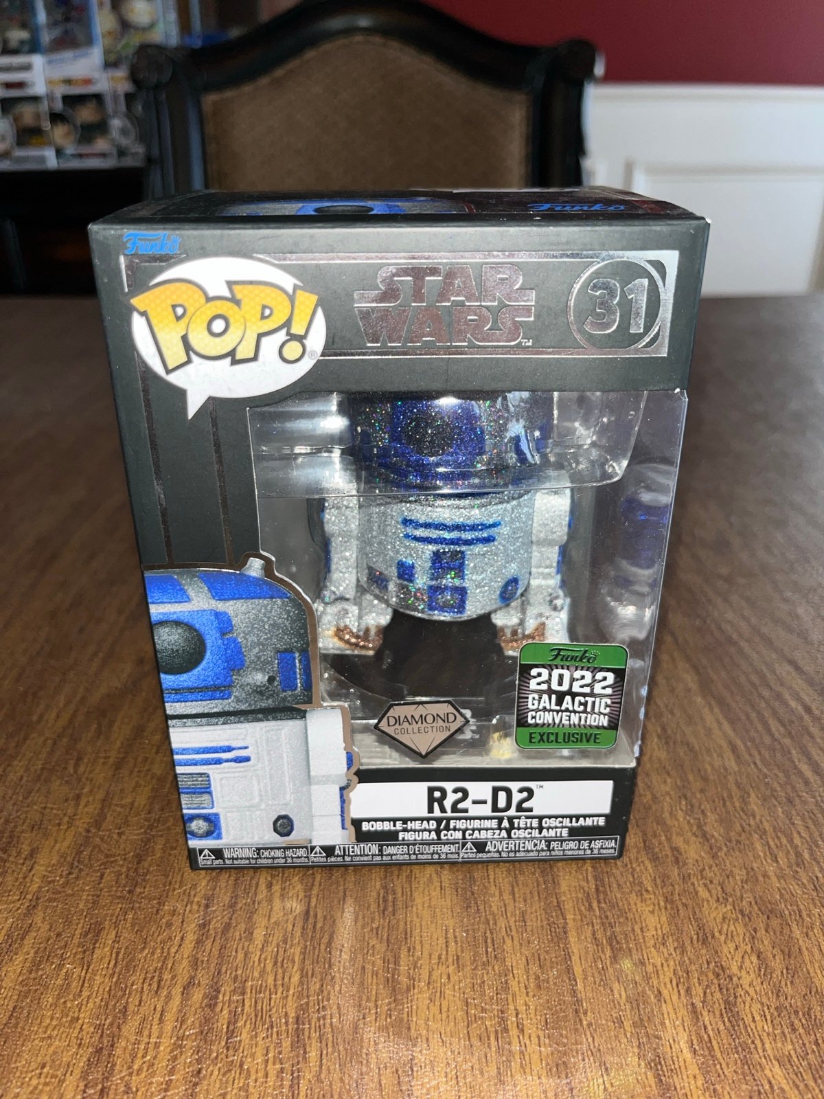 Diamond R2-D2 Funko Pop Star Wars Celebration Exclusive 2022 31