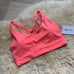 NWT Athleta Ultimate Camo Coral Pink Yoga Running Sports Bra High Impact 34C