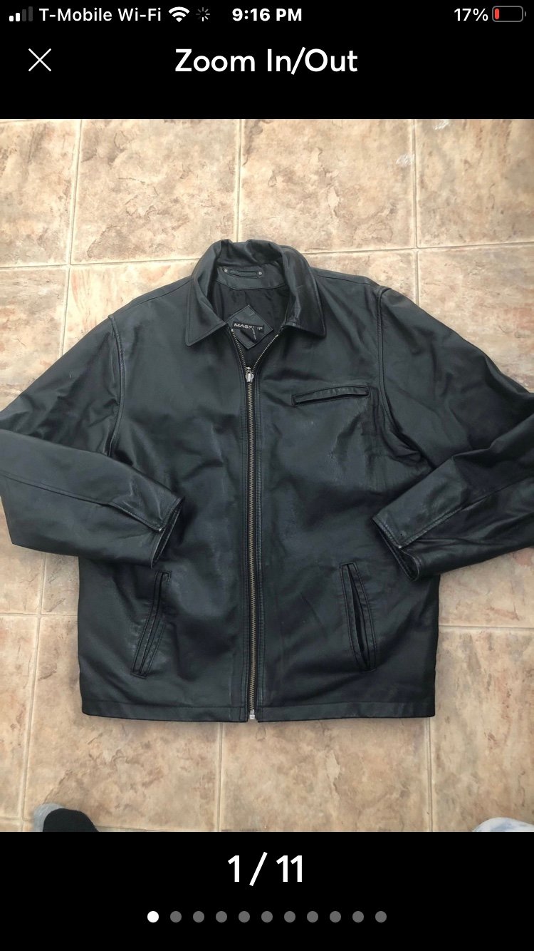 Massini men’s Leather coat