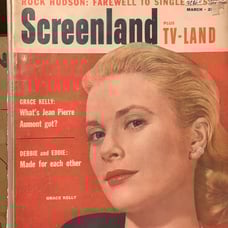 Screenland and TV Land Grace Kelly Cover 1956 (rare) MOVIE MAGAZINE