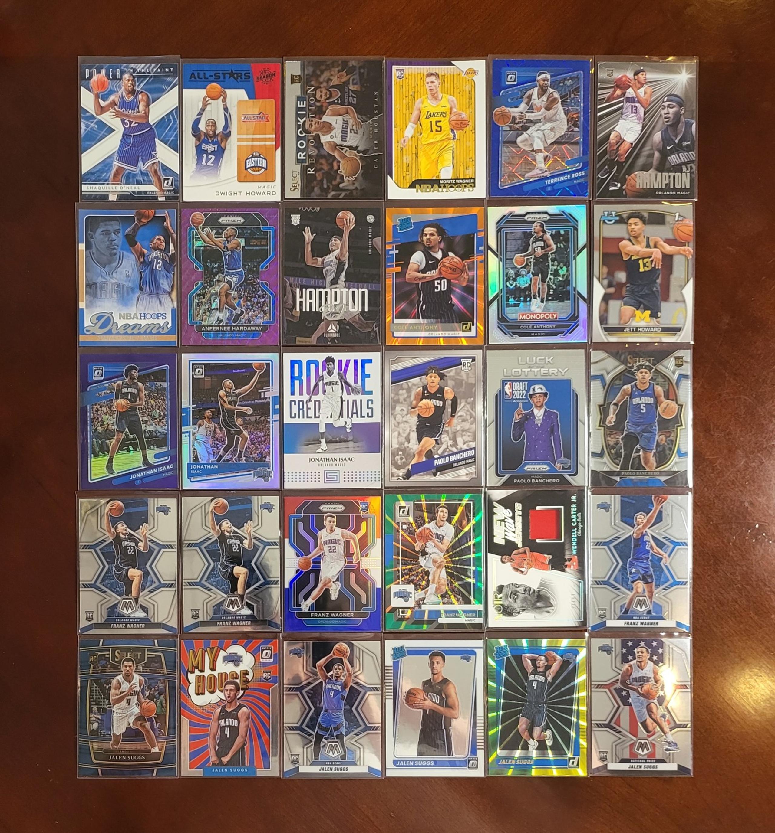 Orlando Magic Rookie and Insert Lot
