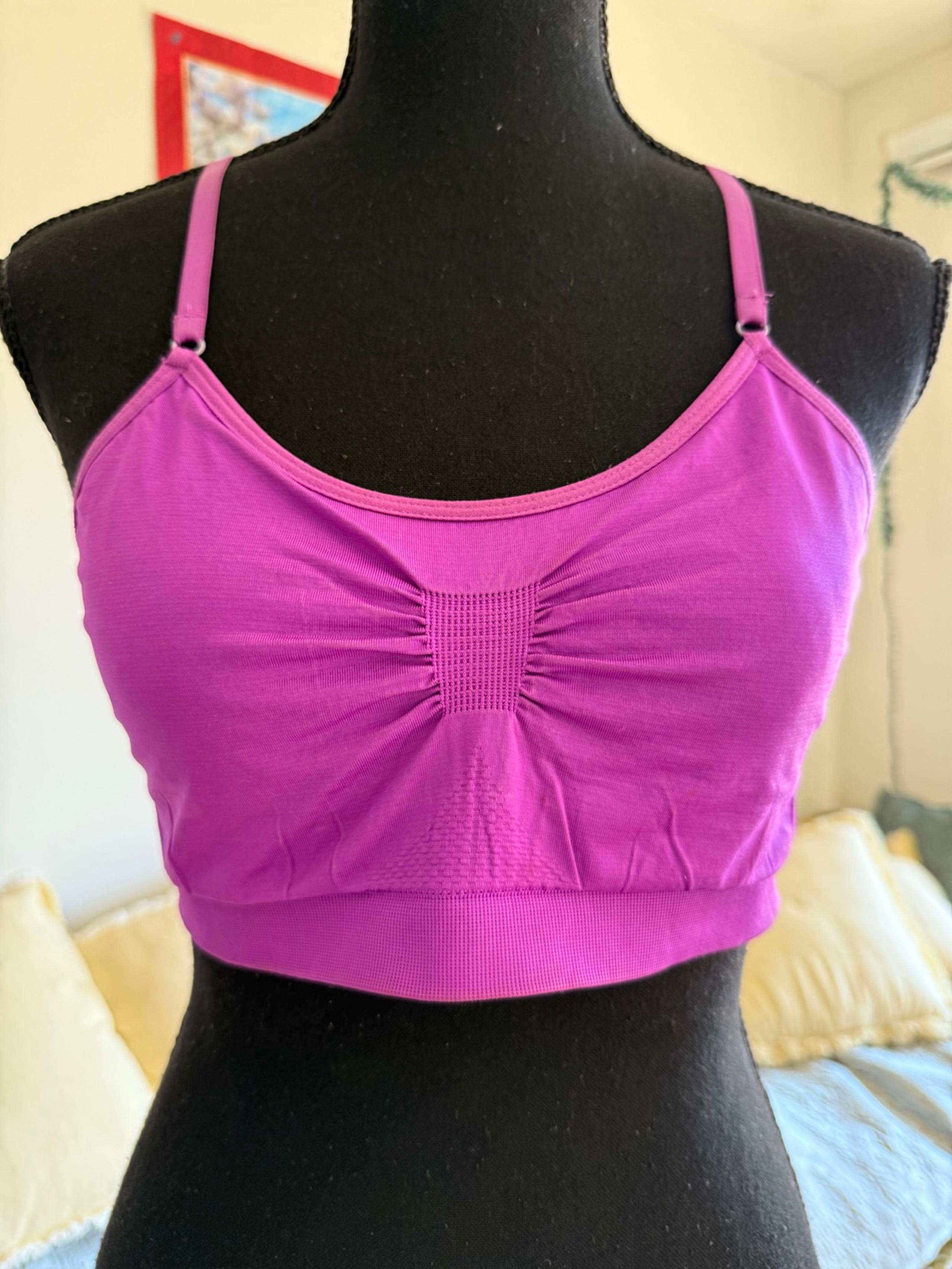 H&M size L Women sport Cross Straps Sports Bra Gym Workout Crop Top Yoga Fitness